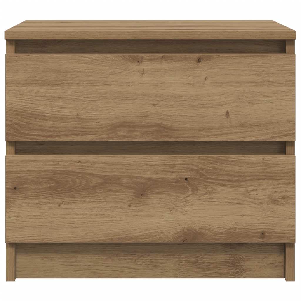 vidaXL Κομοδίνο Αρτισιανή Δρυς 50x40x43.5 εκ. από Επεξεργασμένο Ξύλο