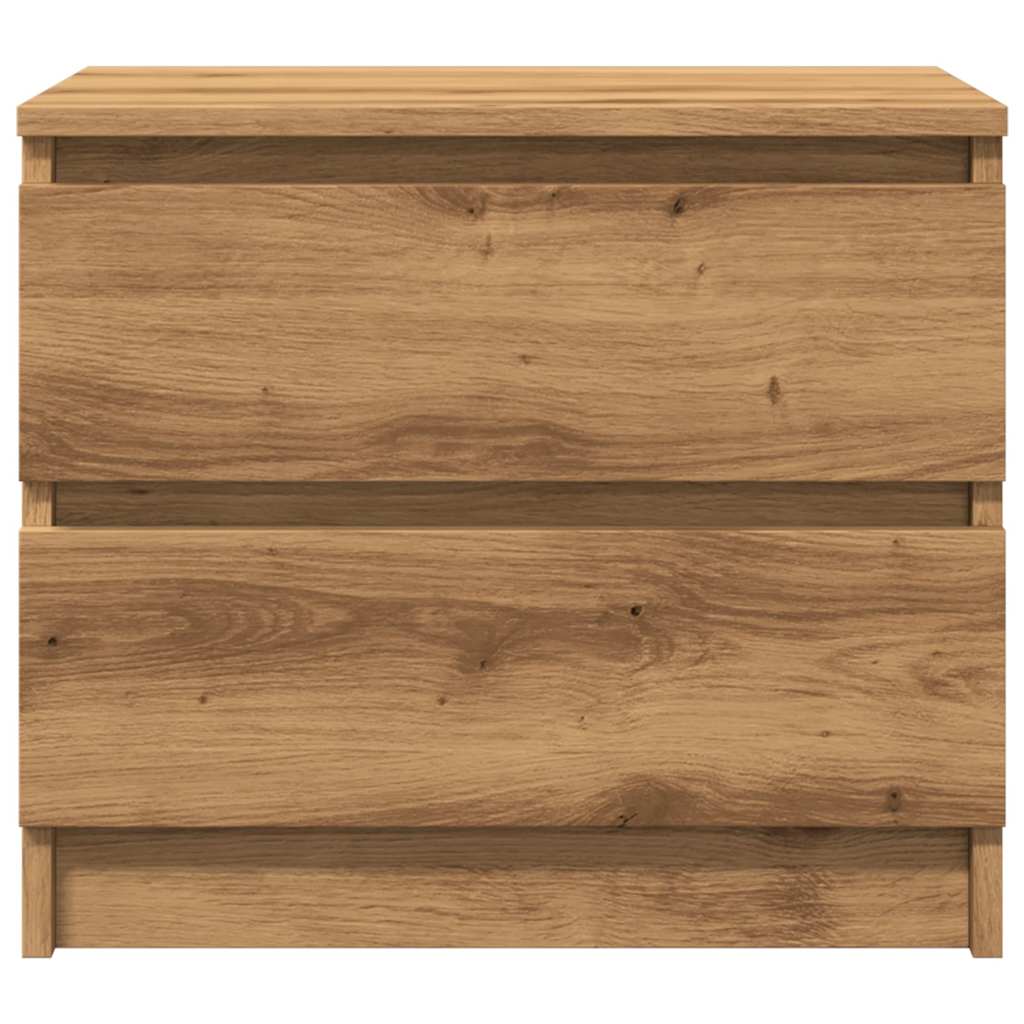 vidaXL Κομοδίνα 2 τεμ Artisan Oak 50x40x43.5 cm Κατασκευασμένο ξύλο
