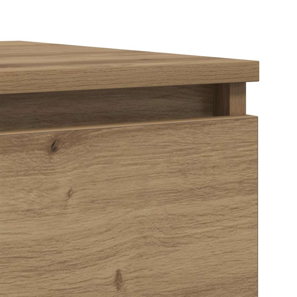 vidaXL Κομοδίνα 2 τεμ Artisan Oak 50x40x43.5 cm Κατασκευασμένο ξύλο