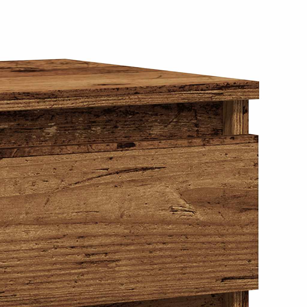vidaXL Κομοδίνο Παλιό ξύλο 40 x 35 x 50 εκ. από Επεξεργασμένο Ξύλο
