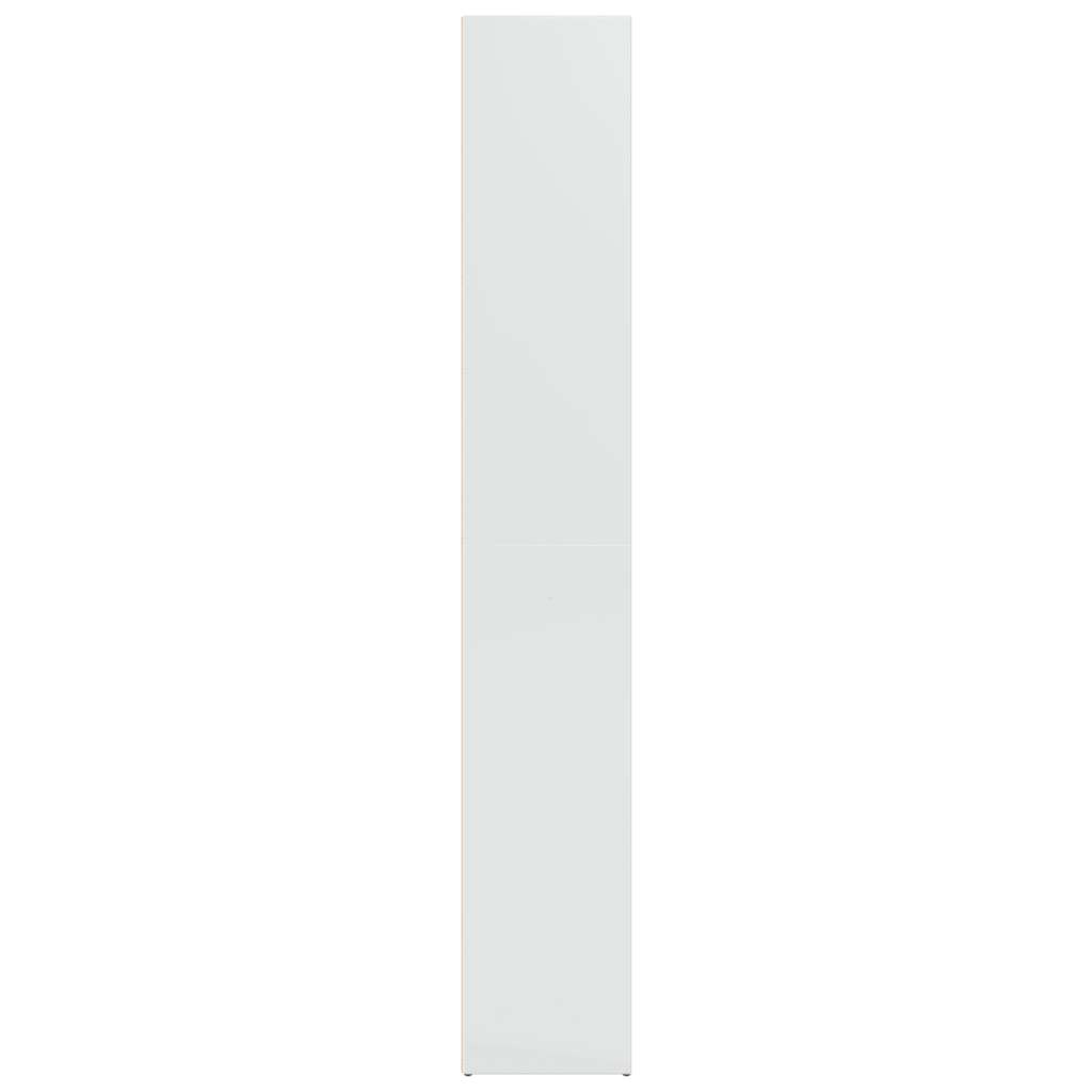 vidaXL Βιβλιοθήκη Γυαλιστερό Λευκό 40 x 30 x 189 εκ. από Επεξ.Ξύλο