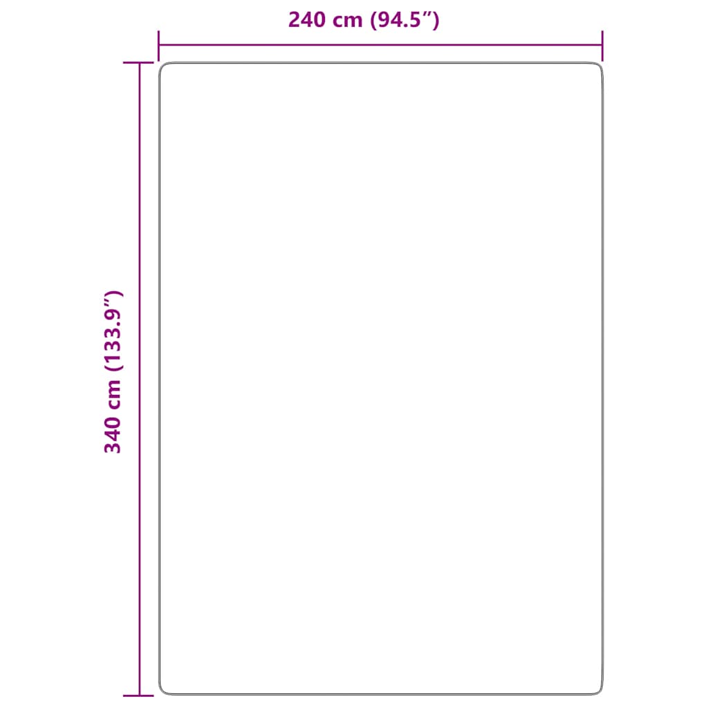 vidaXL Χαλί Shaggy με Ψηλό Πέλος NAVARRA Μπεζ 240x340 εκ. πολυεστέρας