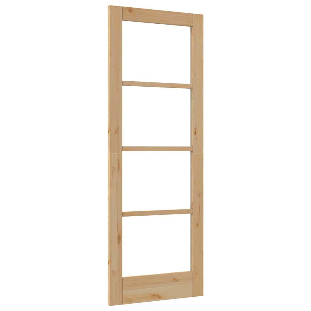vidaXL Εσωτερική Πόρτα με Γυαλί "ORKDAL" 73,5x198,5x4 cm Μασίφ Ξύλο Πεύκου