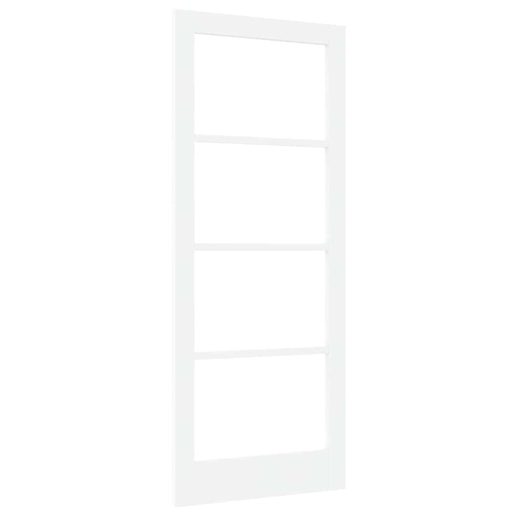 vidaXL Εσωτερική Πόρτα με Γυαλί "ORKDAL" Λευκή 83x202x4 εκ.