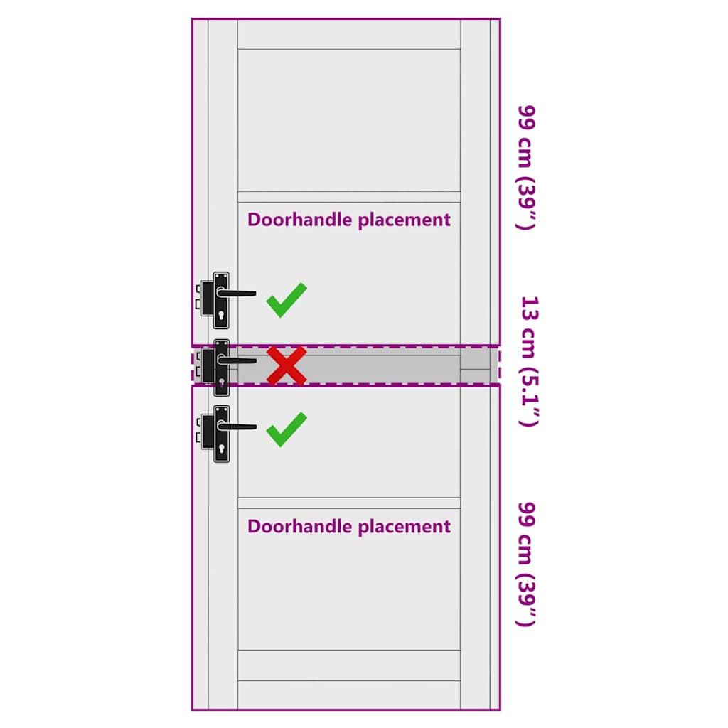 vidaXL πόρτα εσωτερικού χώρου με γυαλί "ORKDAL" 86x211x4 εκ. από συμπαγές ξύλο πεύκου
