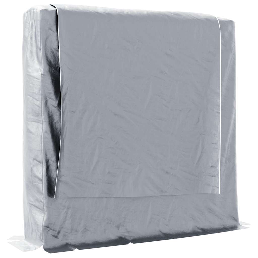 vidaXL Ράφι για καυσόξυλα με κάλυμμα βροχής 150x25x150 cm