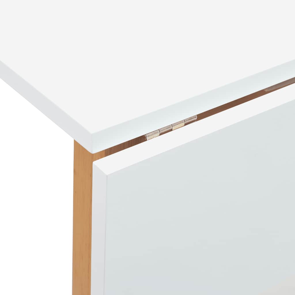 vidaXL Τραπέζι τραπεζαρίας φυσικό μασίφ ξύλο καουτσούκ