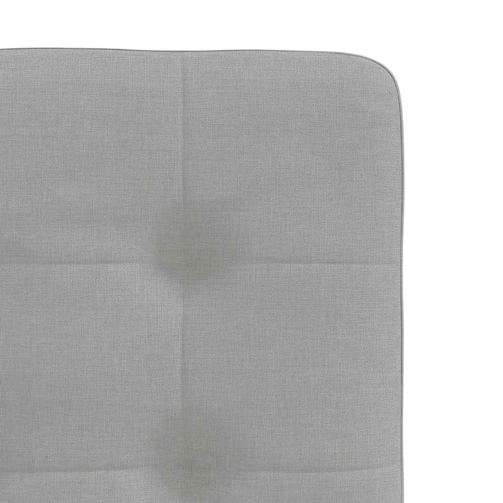 vidaXL Καρέκλες τραπεζαρίας 4 τεμ Cloud Grey Fabric