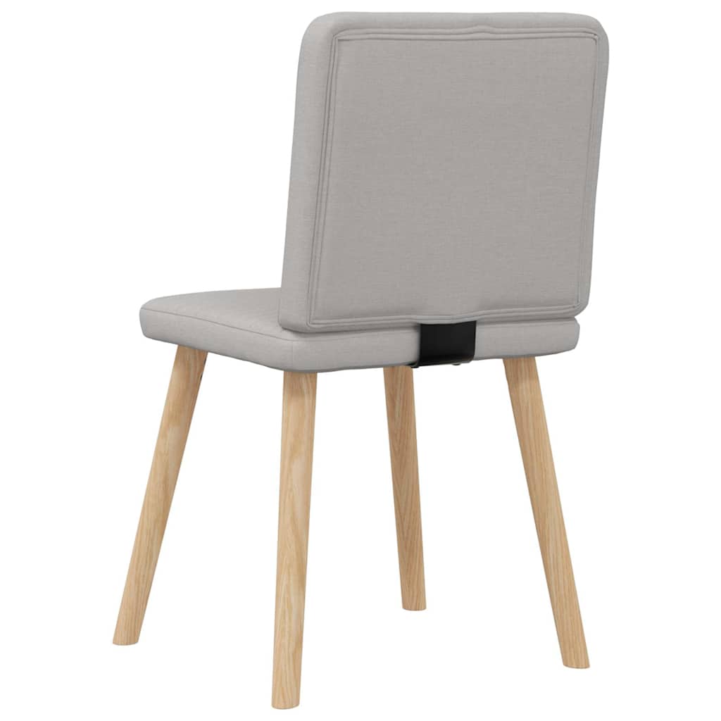 vidaXL Καρέκλες τραπεζαρίας 4 τεμ Cloud Grey Fabric