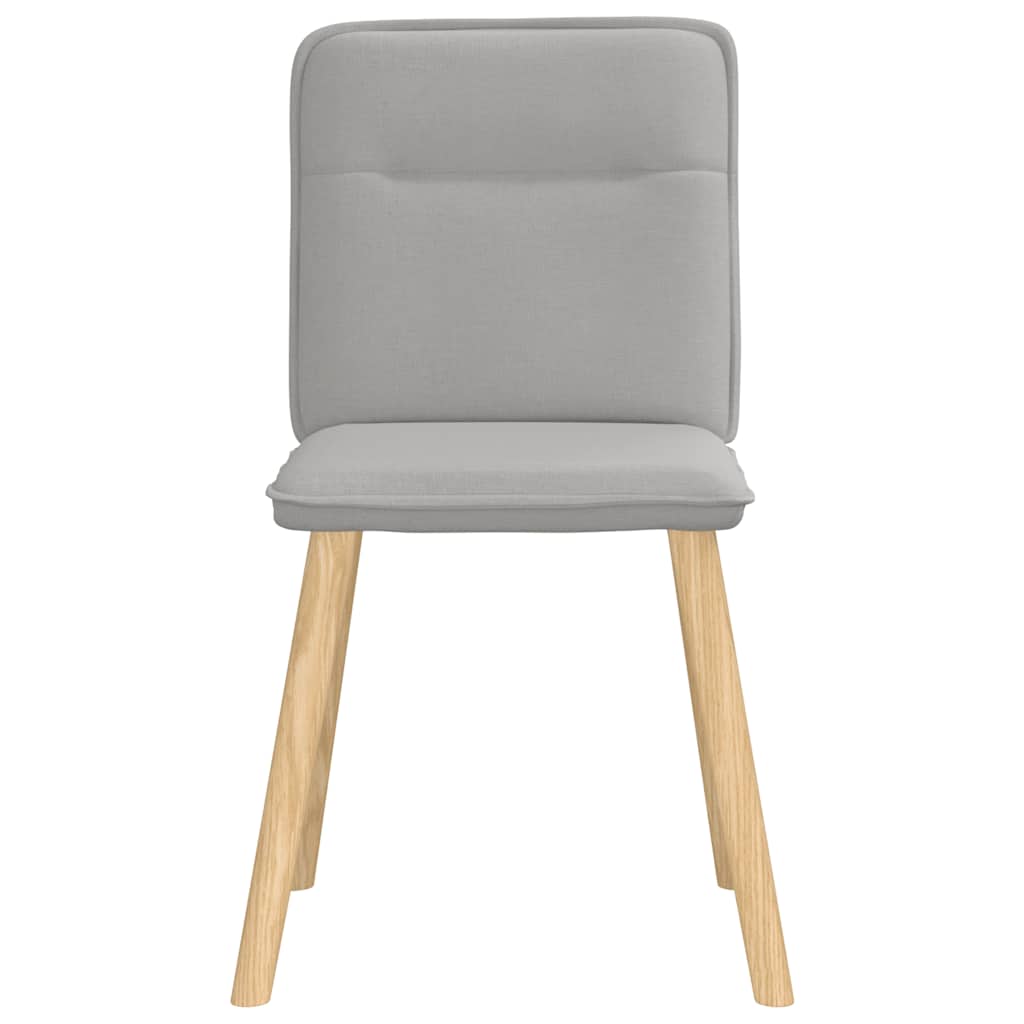 vidaXL Καρέκλες τραπεζαρίας 4 τεμ Cloud Grey Fabric