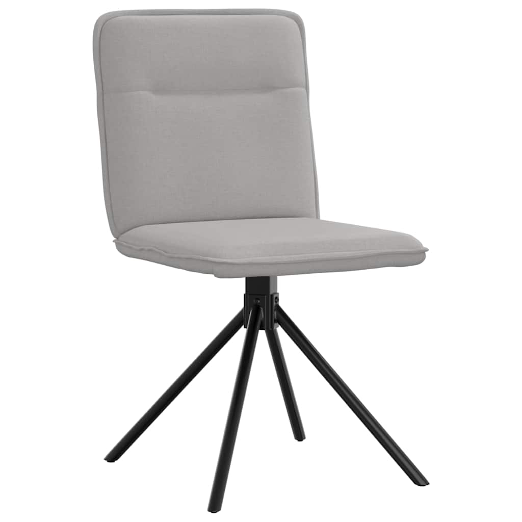 vidaXL Καρέκλες τραπεζαρίας 4 τεμ Cloud Grey Fabric
