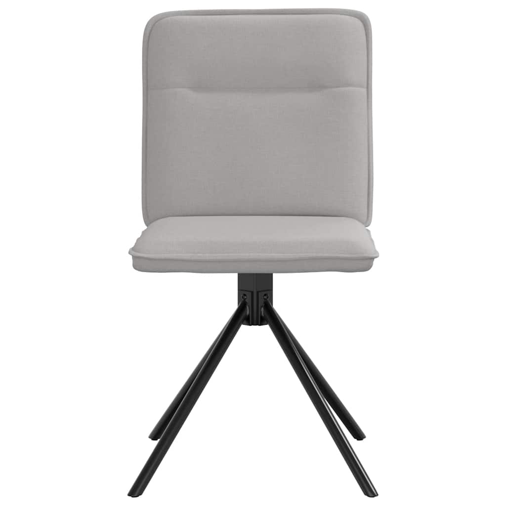 vidaXL Καρέκλες τραπεζαρίας 4 τεμ Cloud Grey Fabric