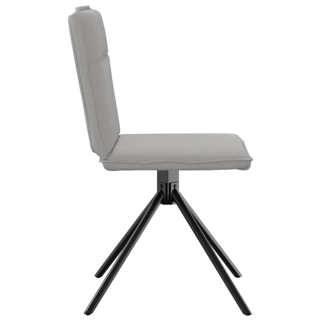 vidaXL Καρέκλες τραπεζαρίας 4 τεμ Cloud Grey Fabric