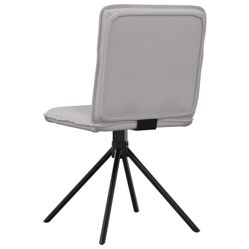 vidaXL Καρέκλες τραπεζαρίας 4 τεμ Cloud Grey Fabric