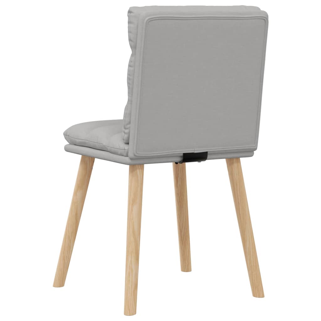 vidaXL Καρέκλες τραπεζαρίας 4 τεμ Cloud Grey Fabric