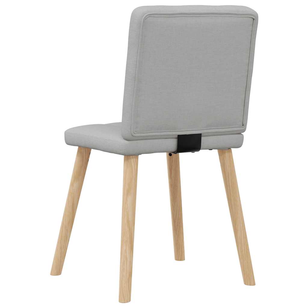 vidaXL Καρέκλες τραπεζαρίας 6 τεμ Cloud Grey Fabric