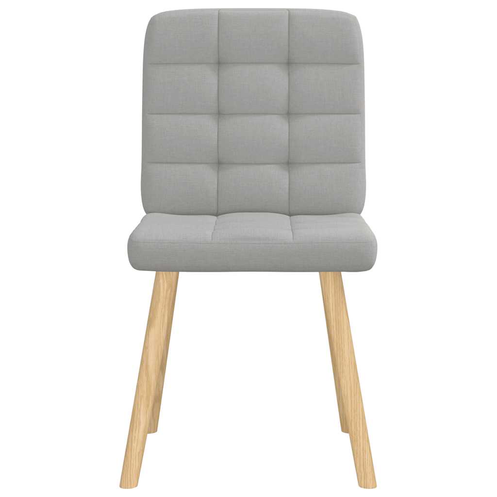 vidaXL Καρέκλες τραπεζαρίας 6 τεμ Cloud Grey Fabric