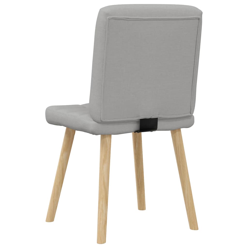 vidaXL Καρέκλες τραπεζαρίας 6 τεμ Cloud Grey Fabric