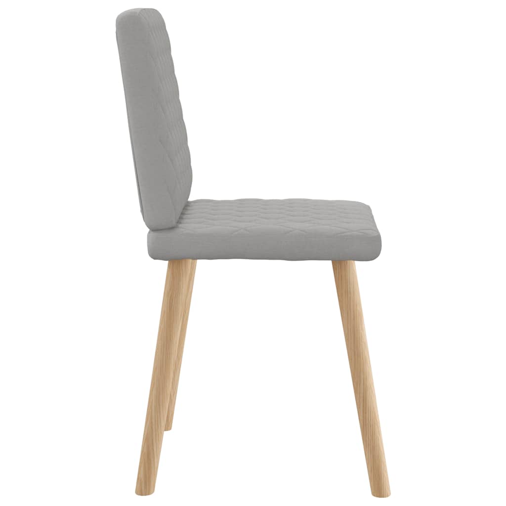 vidaXL Καρέκλες τραπεζαρίας 6 τεμ Cloud Grey Fabric