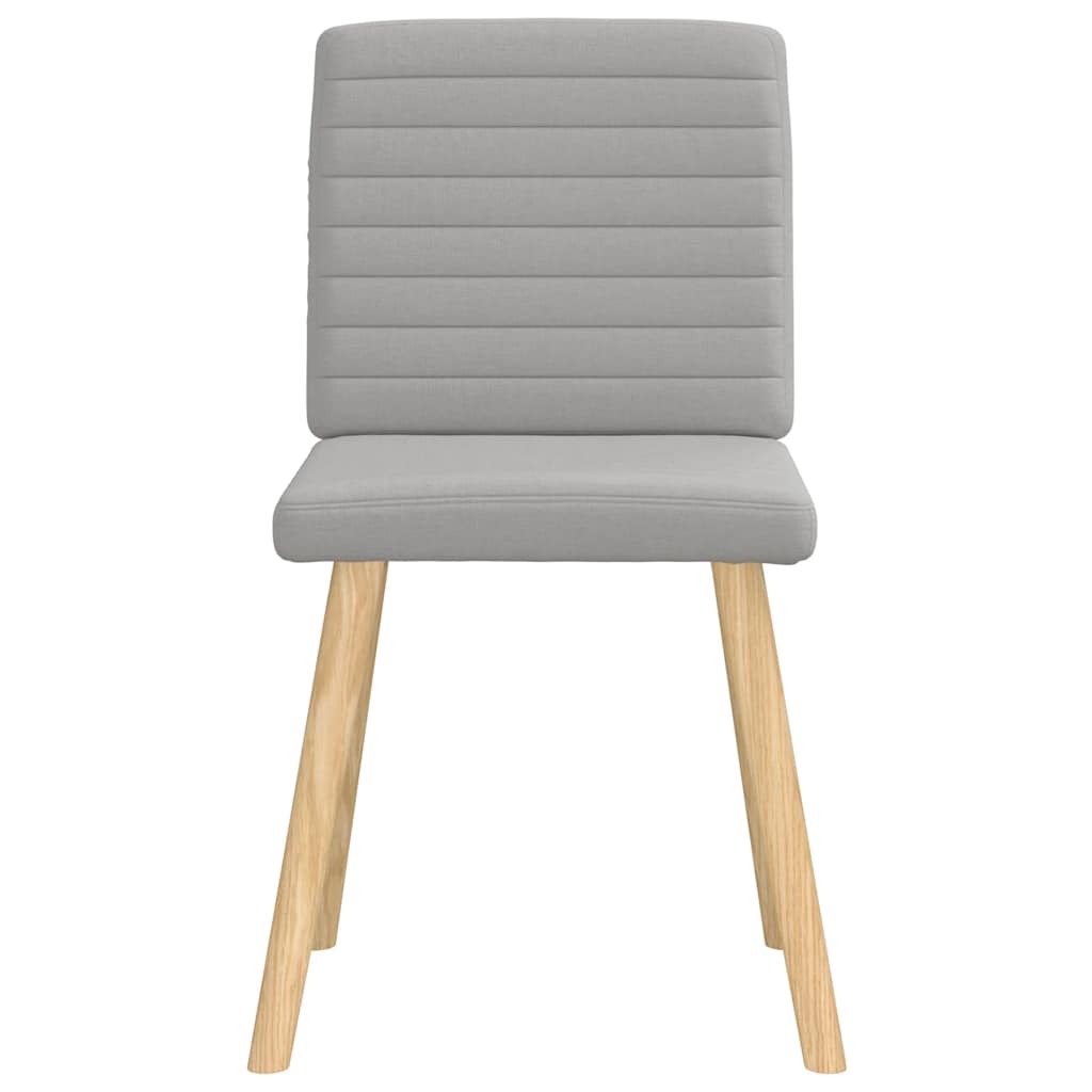 vidaXL Καρέκλες τραπεζαρίας 6 τεμ Cloud Grey Fabric