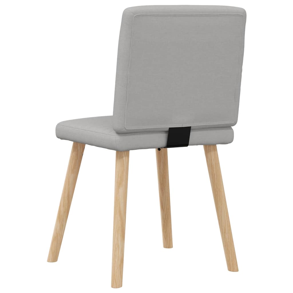 vidaXL Καρέκλες τραπεζαρίας 6 τεμ Cloud Grey Fabric