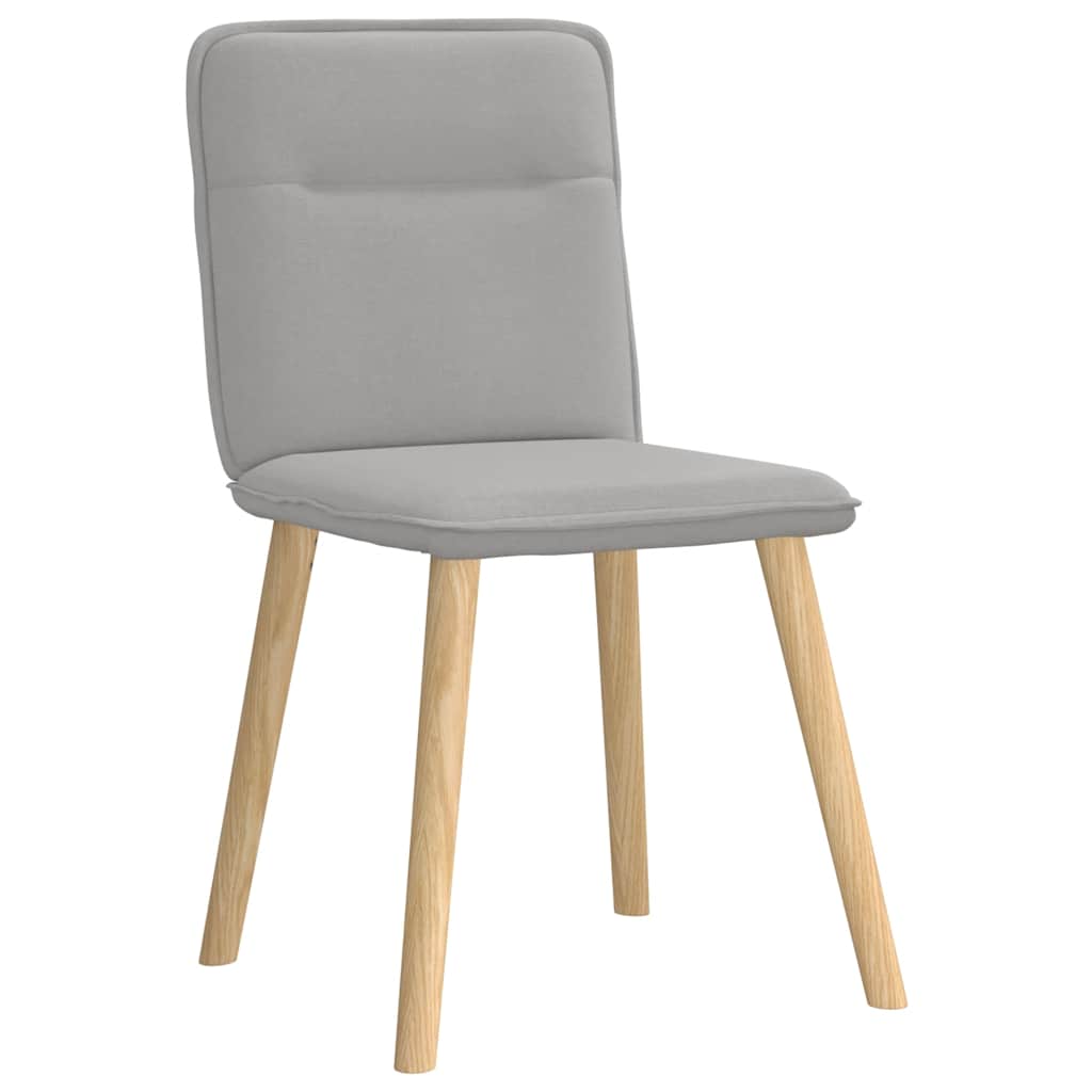 vidaXL Καρέκλες τραπεζαρίας 6 τεμ Cloud Grey Fabric