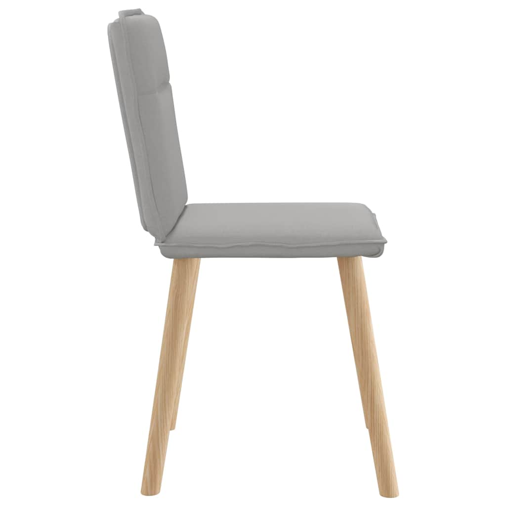 vidaXL Καρέκλες τραπεζαρίας 6 τεμ Cloud Grey Fabric