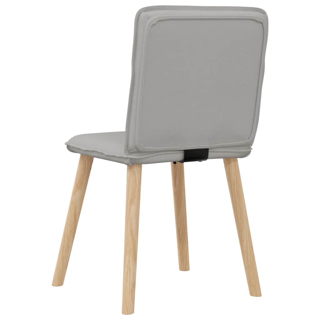 vidaXL Καρέκλες τραπεζαρίας 6 τεμ Cloud Grey Fabric