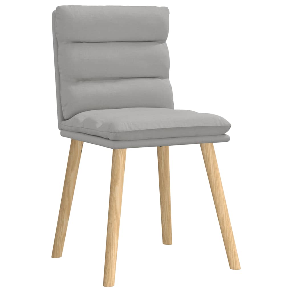 vidaXL Καρέκλες τραπεζαρίας 6 τεμ Cloud Grey Fabric