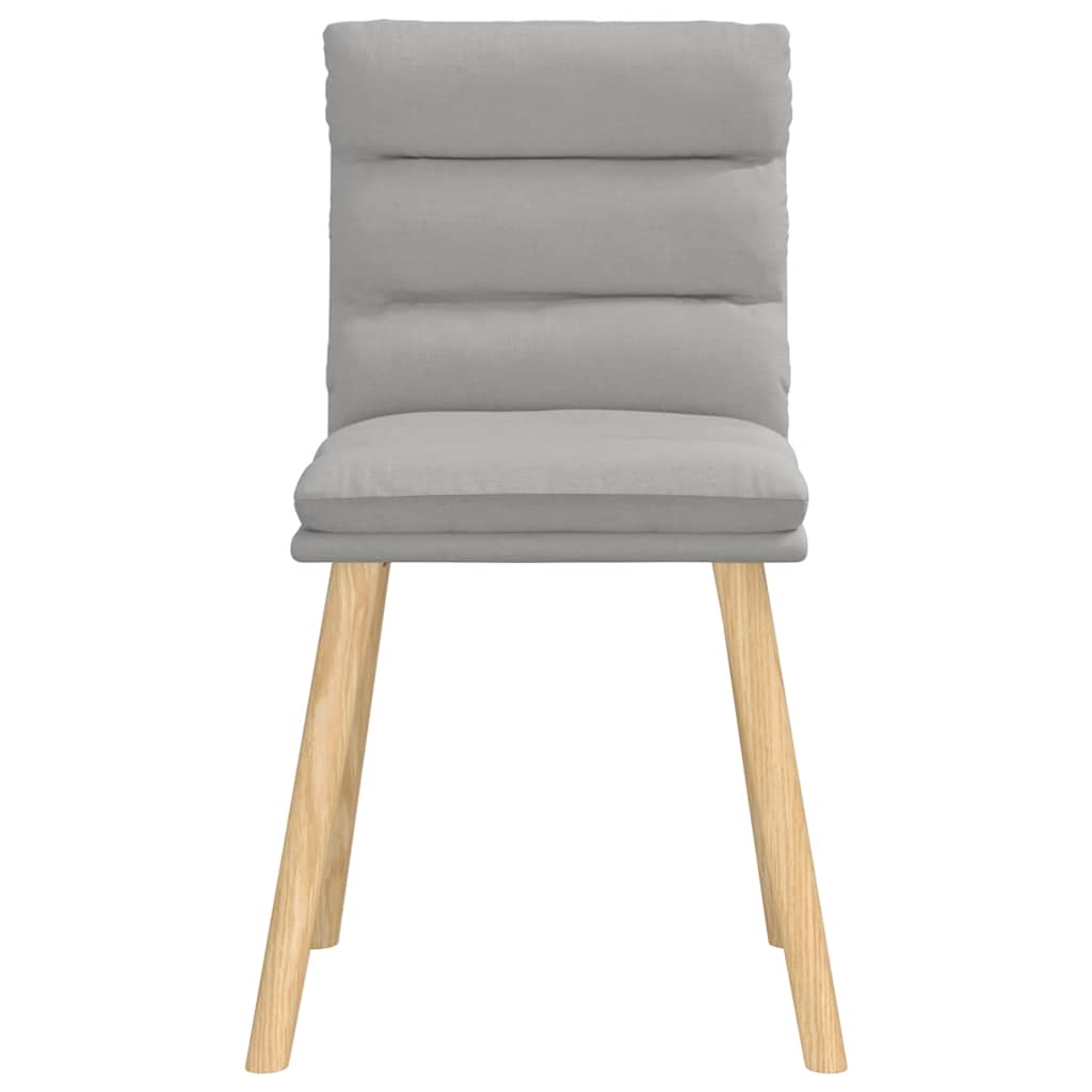 vidaXL Καρέκλες τραπεζαρίας 6 τεμ Cloud Grey Fabric