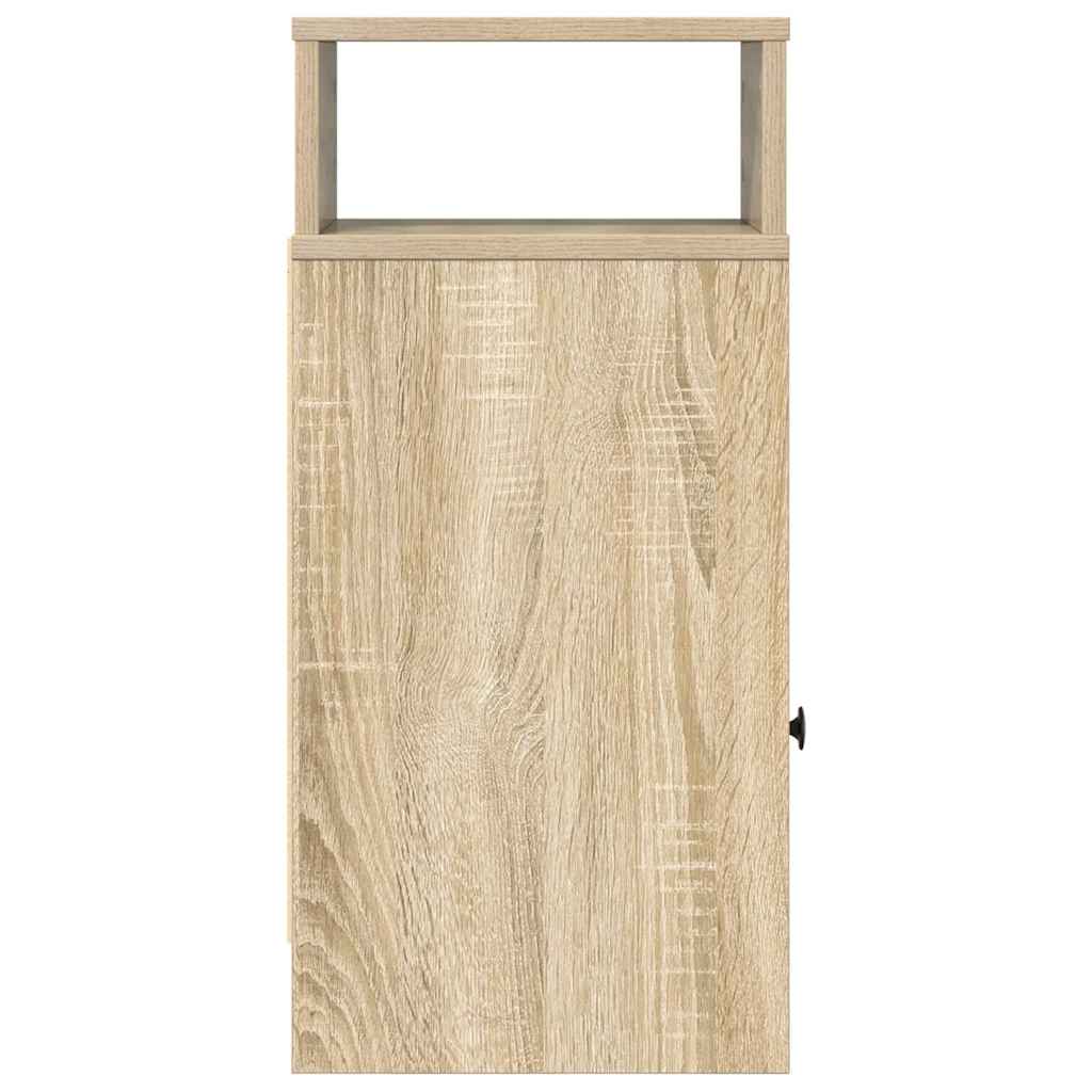 vidaXL Κομοδίνο με συρτάρι Sonoma Δρυς 25x31x66 εκ.