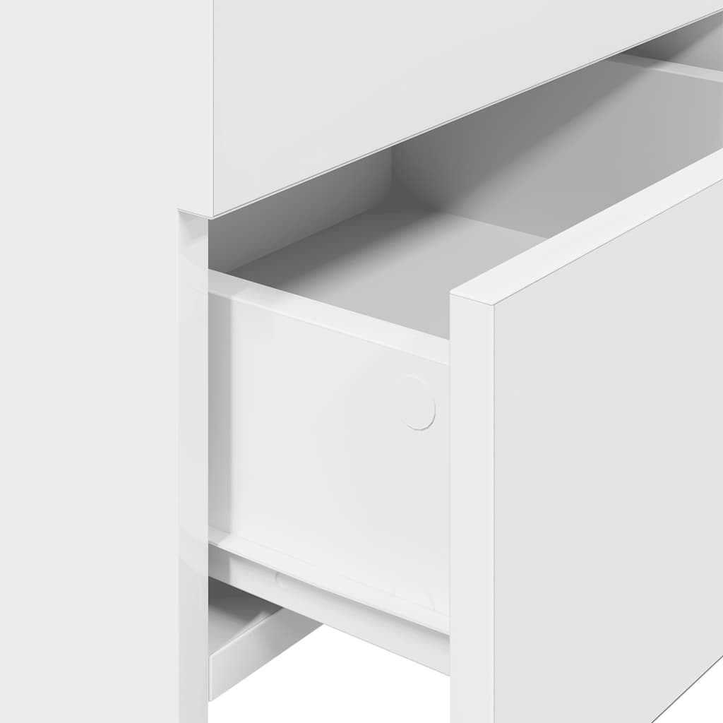 vidaXL Κομοδίνα 2 τεμ. με 2 Συρτάρια Λευκά 40x36,5x62 εκ.