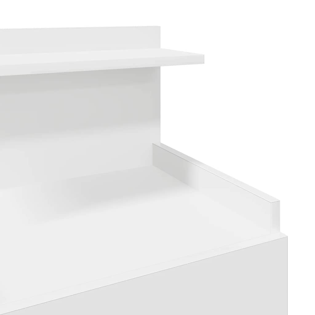 vidaXL Κομοδίνα 2 τεμ. με 2 Συρτάρια Λευκά 40x36,5x62 εκ.