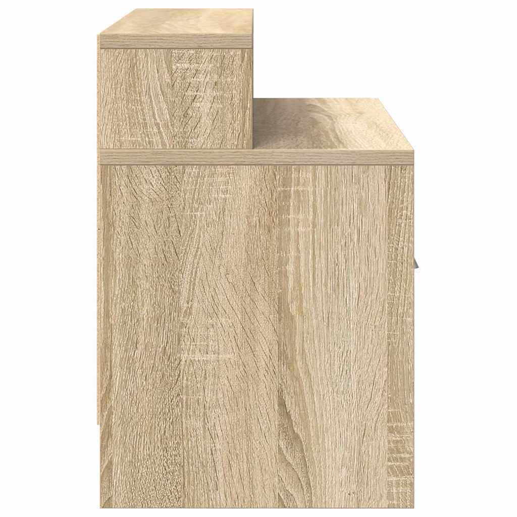 vidaXL Κομοδίνο με συρτάρι Sonoma Δρυς 51x31x47 εκ.
