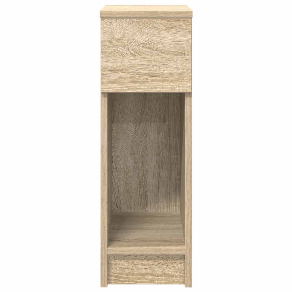 vidaXL Κομοδίνο με συρτάρι Sonoma Δρυς 20x36x60 εκ.
