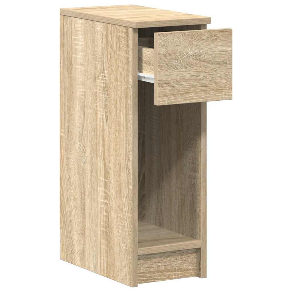 vidaXL Κομοδίνο με συρτάρι Sonoma Δρυς 20x36x60 εκ.