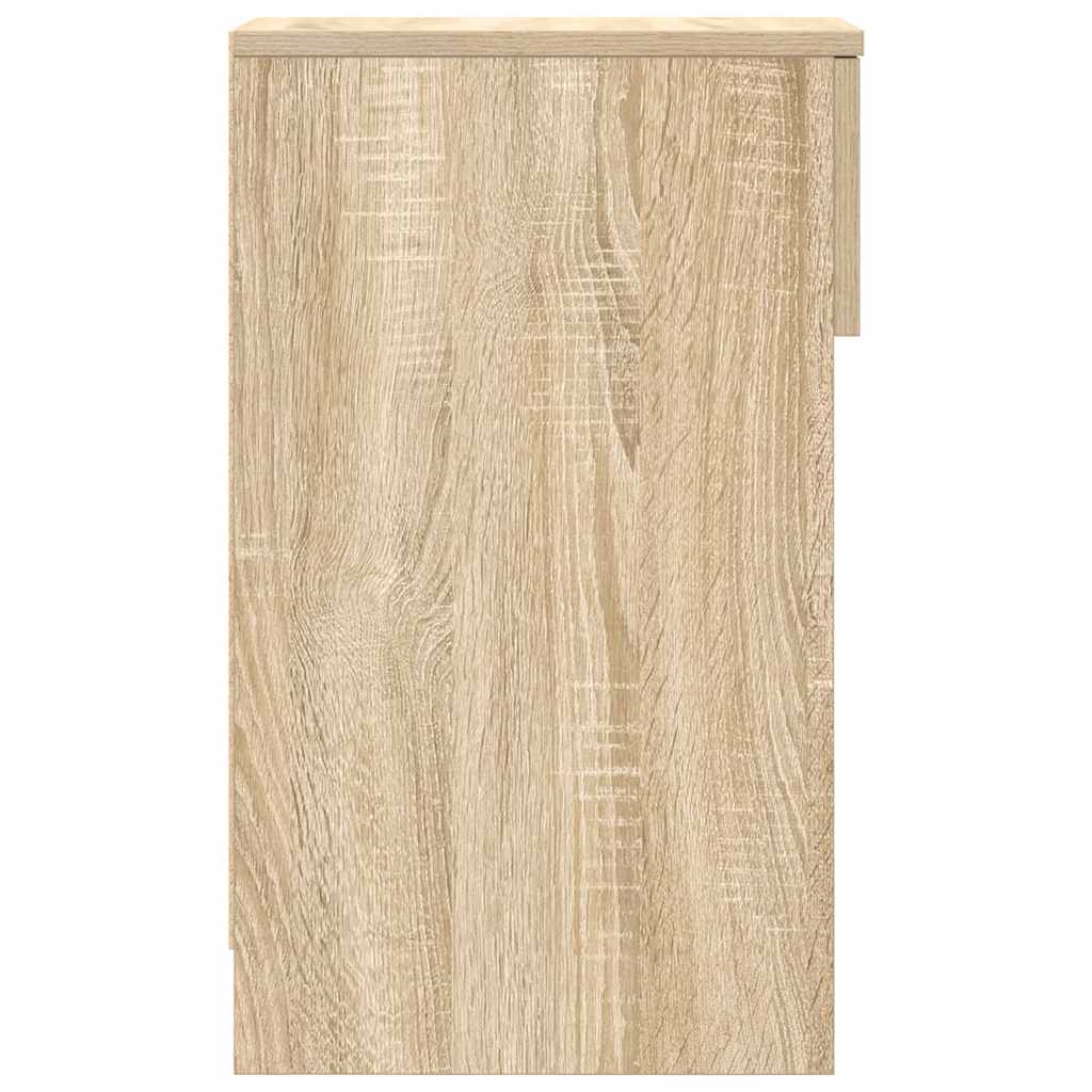 vidaXL Κομοδίνο με συρτάρι Sonoma Δρυς 20x36x60 εκ.