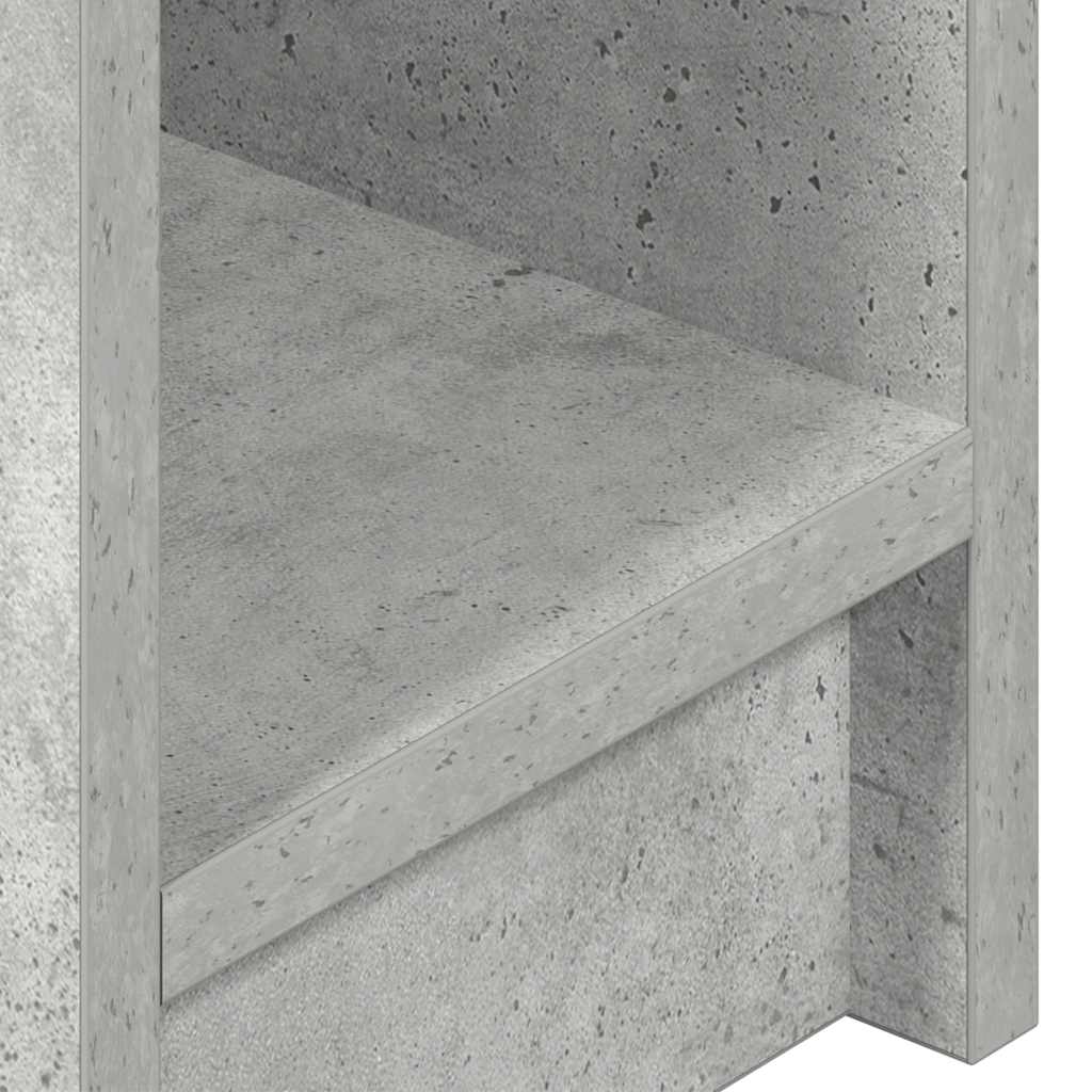 vidaXL Κομοδίνο με συρτάρι Γκρι Σκυροδέματος 20x36x60 εκ.