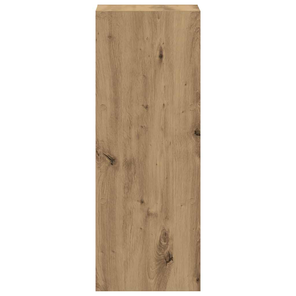 vidaXL Βιβλιοθήκη Στοιβαζόμενα Αρτισιανή Δρυς 30x30x80 εκ. Επεξ. Ξύλο