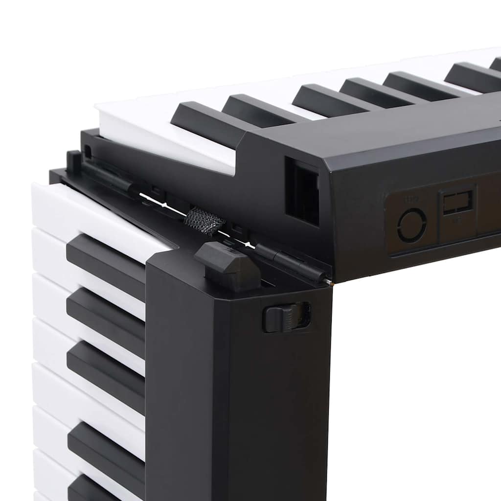 vidaXL 88 πλήκτρα πιάνο ηλεκτρικό πληκτρολόγιο με μουσική βάση