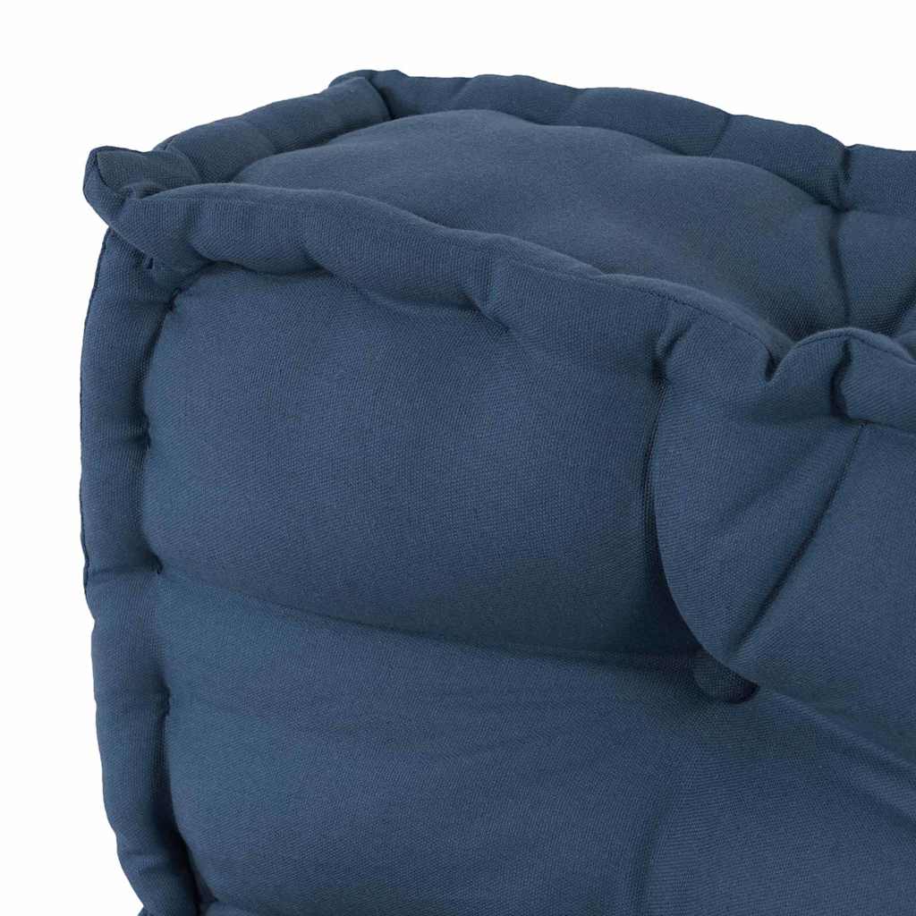 vidaXL Μαξιλάρι για καναπέ παλέτας 2 pcs Ινδικο ύφασμα