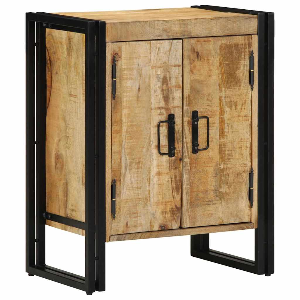 vidaXL Ντουλάπα Παπουτσιών Μαύρο 30 x 30 x 40 cm Μασίφ ξύλο μάνγκο
