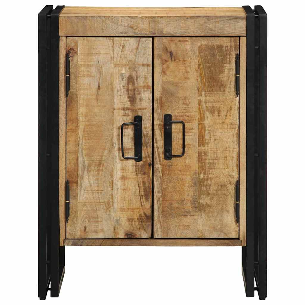 vidaXL Ντουλάπα Παπουτσιών Μαύρο 30 x 30 x 40 cm Μασίφ ξύλο μάνγκο