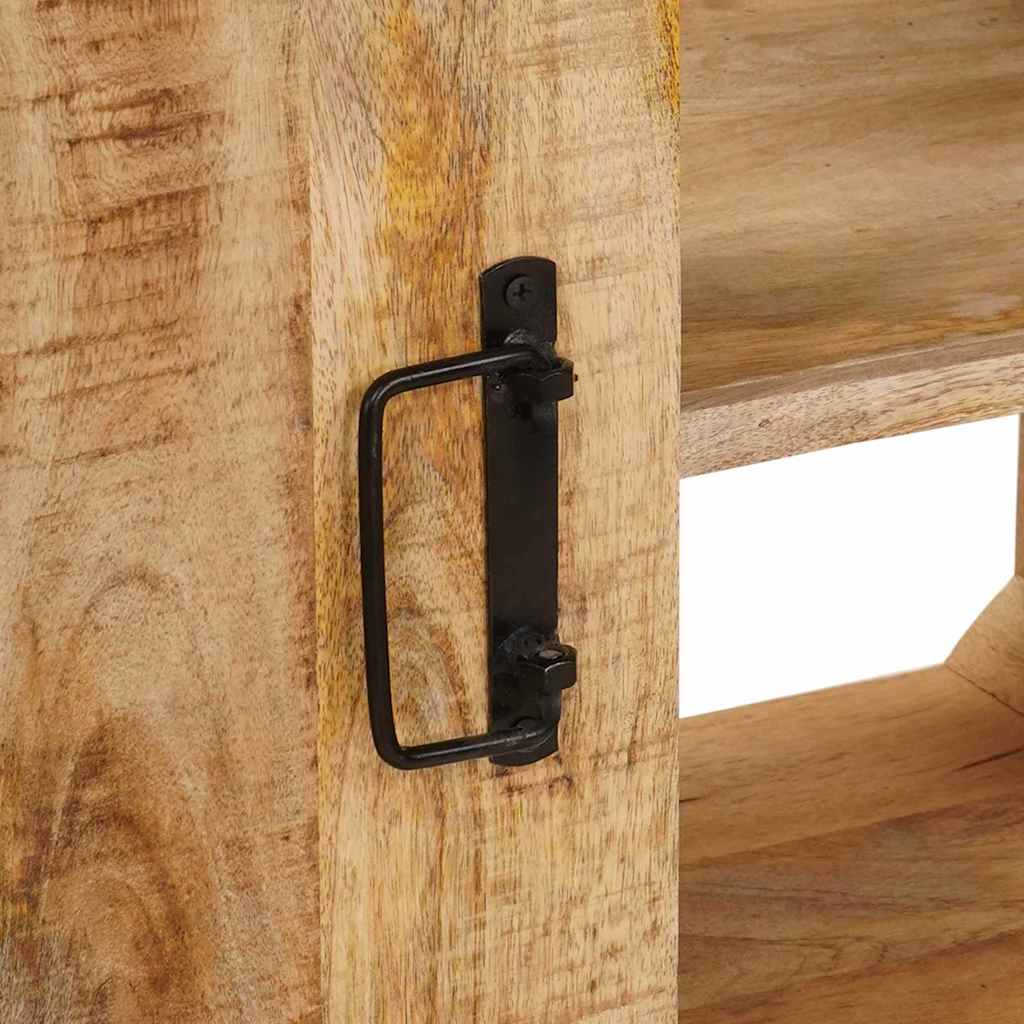 vidaXL Ντουλάπι νιπτήρα Καφέ 71 x 33 x 58 εκ. Στερεό ξύλο μάνγκο