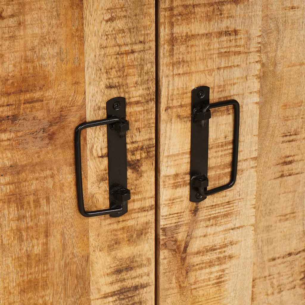 vidaXL Κομοδίνο Καφέ 38 x 33 x 58 εκ. Στέρεο τραχύ ξύλο μάνγκο