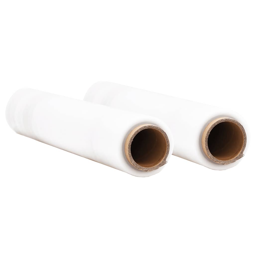 vidaXL Stretch Film 2 τεμάχια Διαφανές 30 μm 50 cm x 150 m