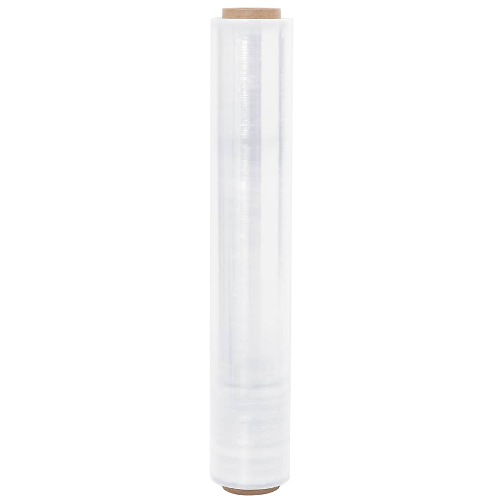 vidaXL Stretch Film 2 τεμάχια Διαφανές 17 μm 50 cm x 300 m