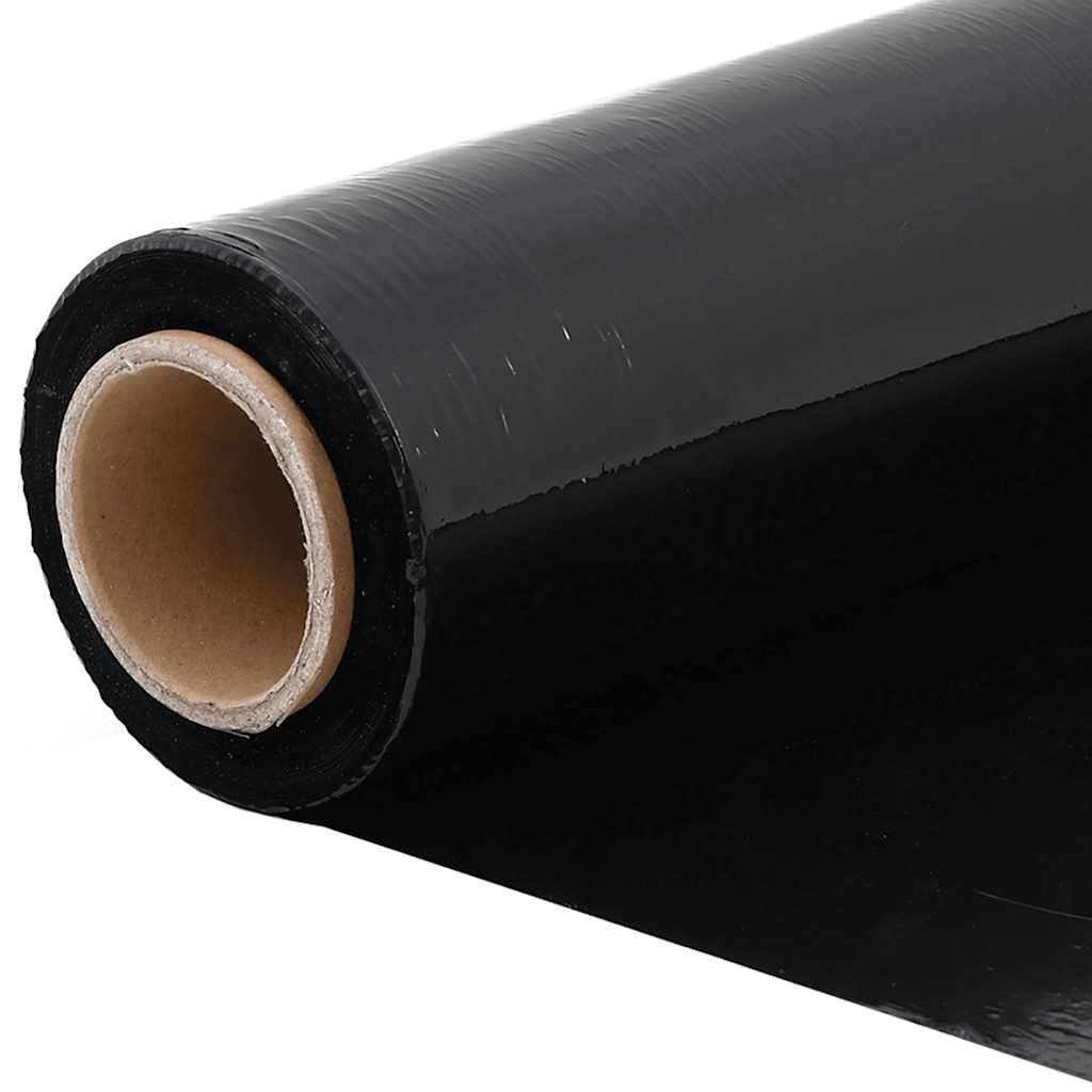 vidaXL Stretch Film 2 τεμάχια Μαύρο 30 μm 50 cm x 150 m