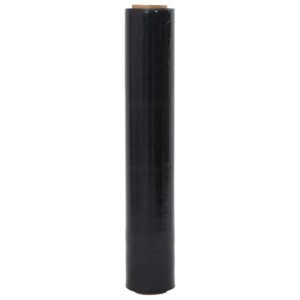 vidaXL Stretch Film 2 τεμάχια Μαύρο 30 μm 50 cm x 300 m