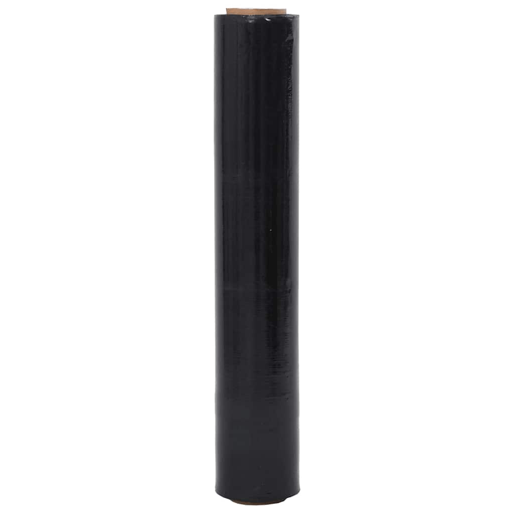 vidaXL Stretch Film 6 τεμάχια Μαύρο 20 μm 50 cm x 300 m